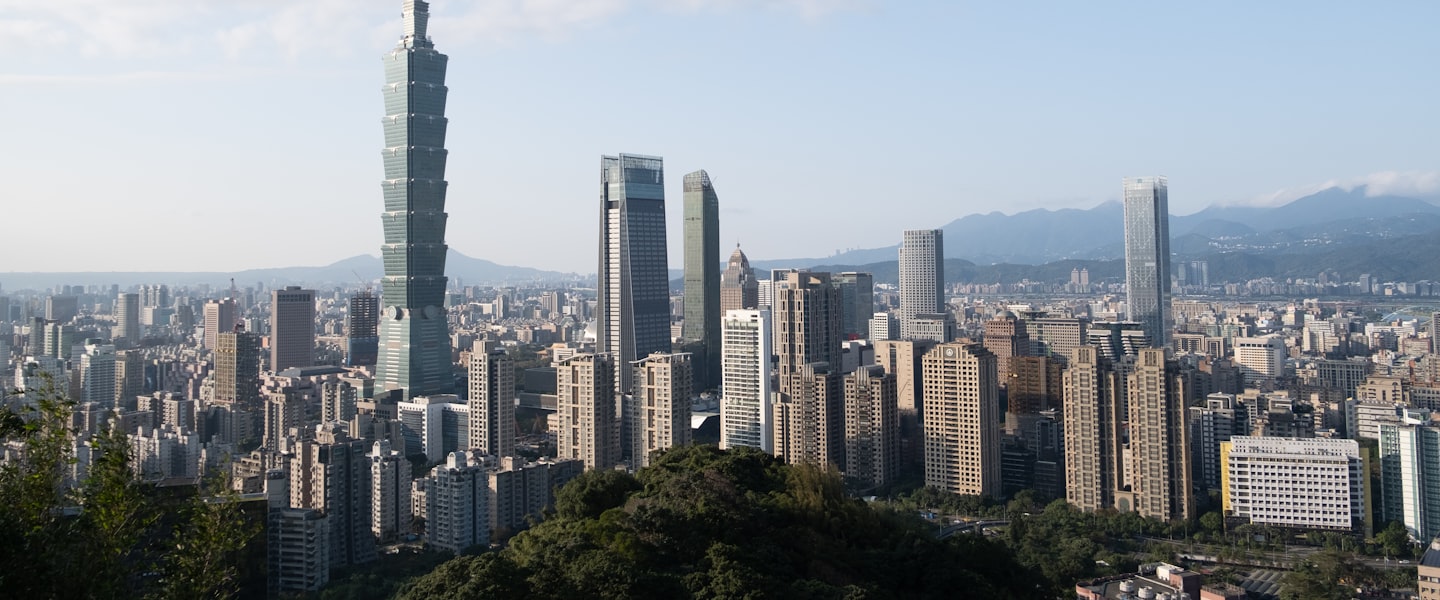 Taiwan city skyline