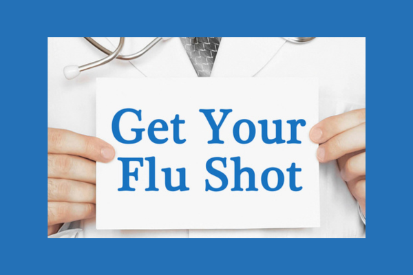 Sign saying Get Your Flu Shot