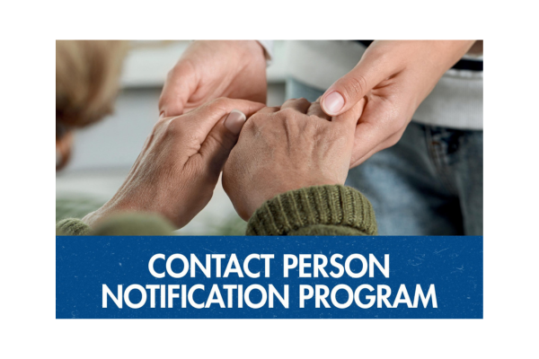 Caregiver holding loved one's hands