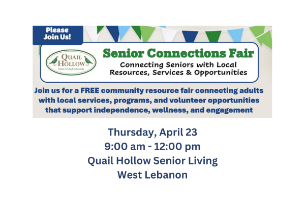 Details about Quail Hollow Senior Connections Fair on April 23