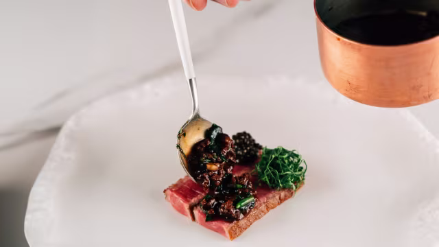 Photo of the gastronomic restaurant of the establishment Maison Albar le Monumental Palace