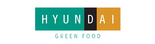 현대 그린 푸드 로고.