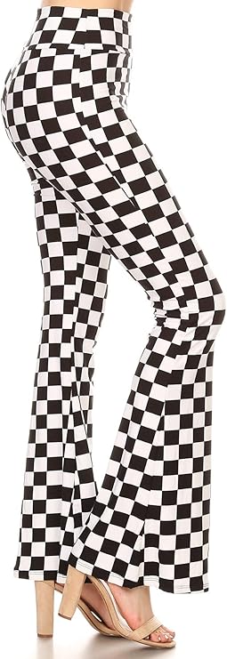 Leggings Depot Women&#39;s Ultra Soft Popular Printed Stylish Palazzo Pants BAT3