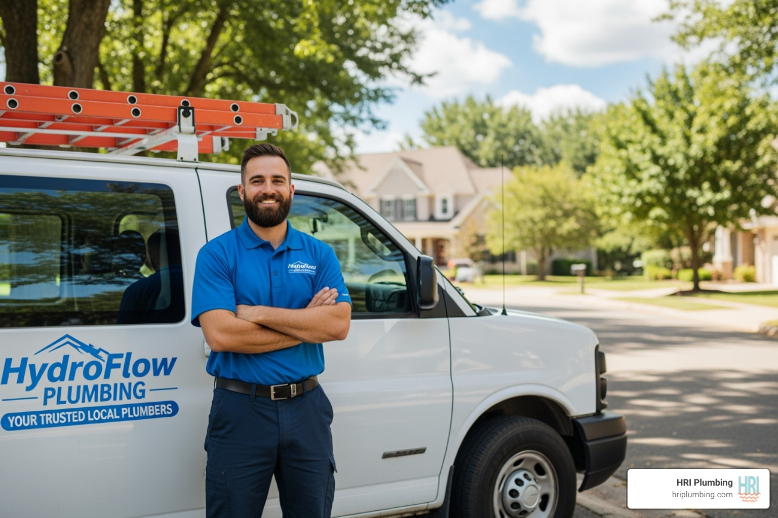 friendly, professional plumber with a van - plumber sherman