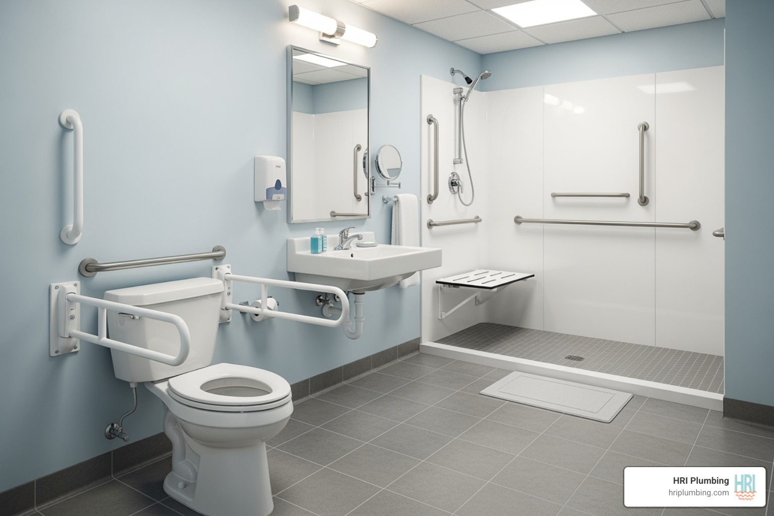 fully accessible bathroom with grab bars and a comfort height toilet - comfort height toilet fully accessible bathroom with grab bars and a comfort height toilet - comfort height toilet