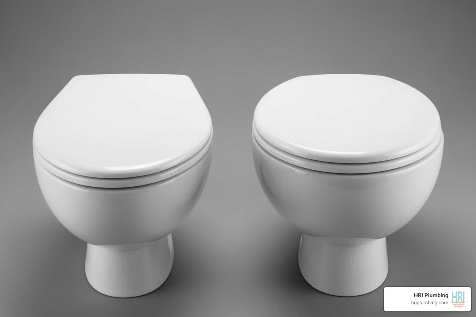 elongated toilet bowl next to a round toilet bowl - comfort height toilet elongated toilet bowl next to a round toilet bowl - comfort height toilet