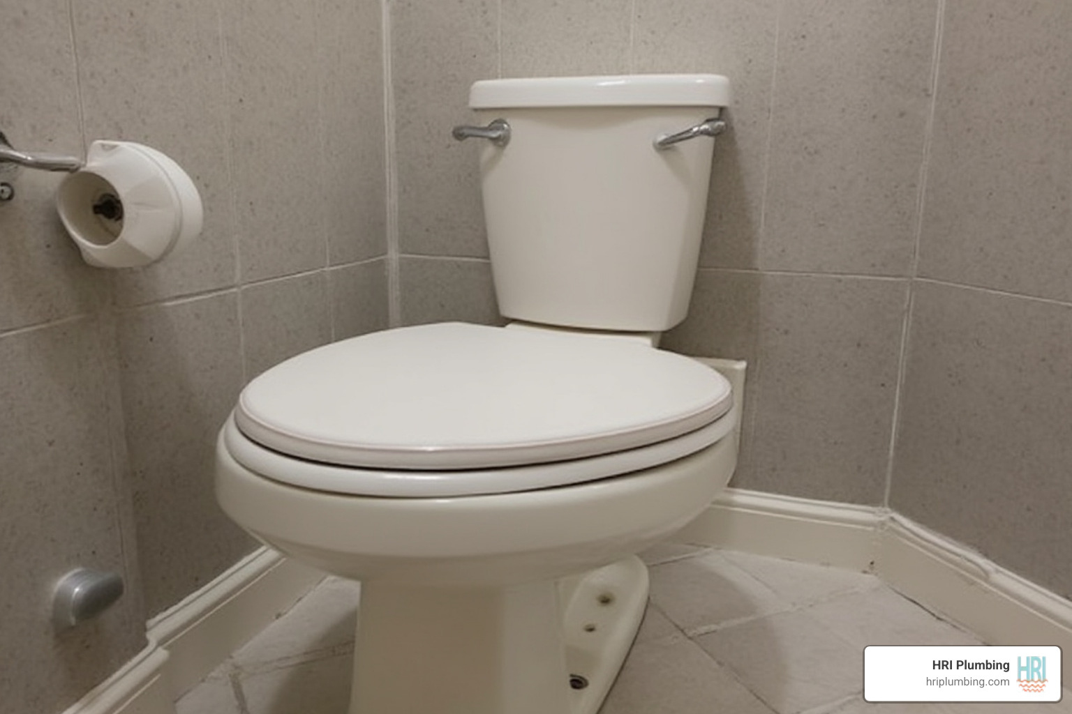 friendly HRI Plumbing technician standing next to a service van - bathroom toilet install jacksonville il friendly HRI Plumbing technician standing next to a service van - bathroom toilet install jacksonville il