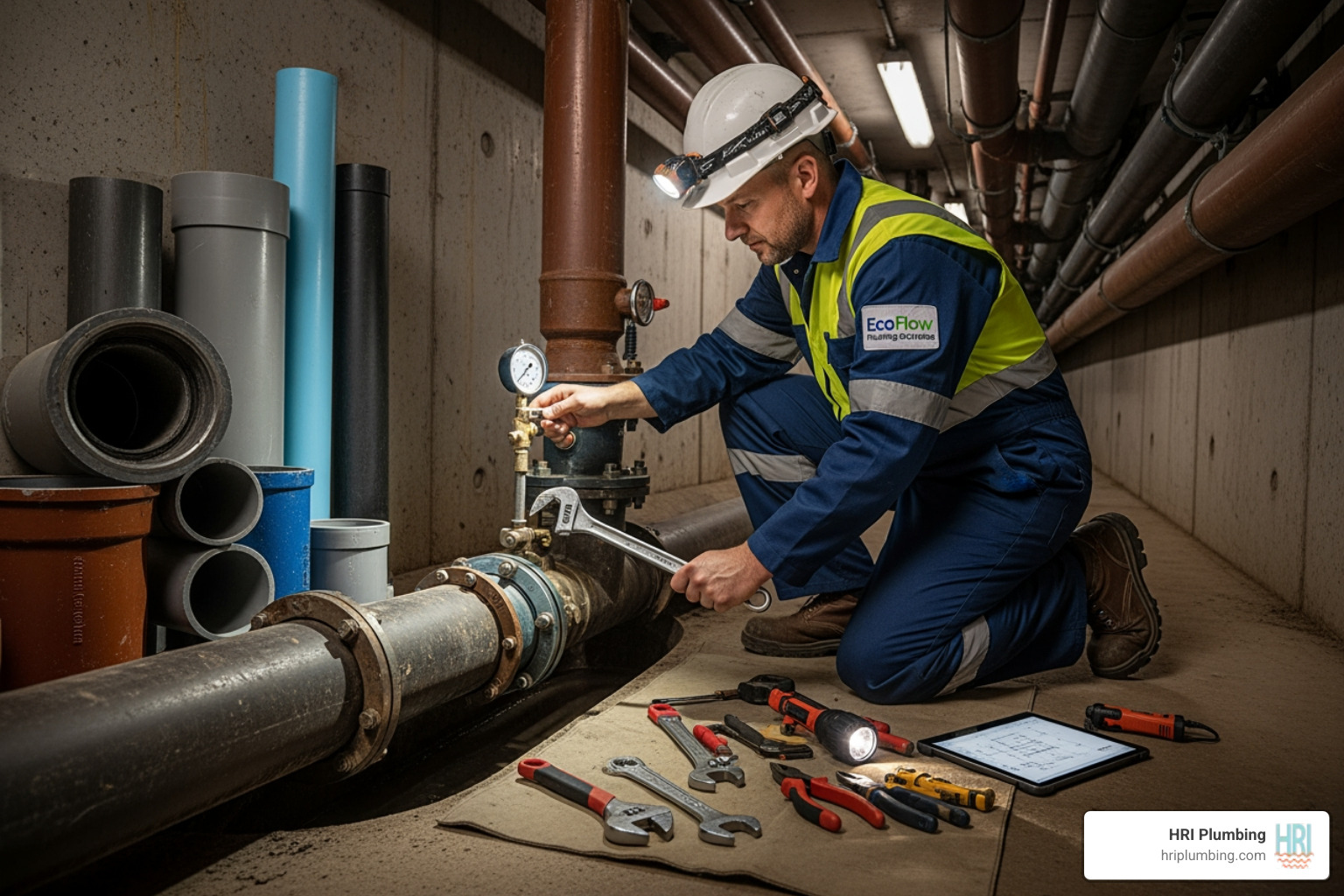 plumber performing routine maintenance on a sewer system - "My sewer line is damaged. Find companies that do sewer line replacement in Springfield, IL. plumber performing routine maintenance on a sewer system - "My sewer line is damaged. Find companies that do sewer line replacement in Springfield, IL.