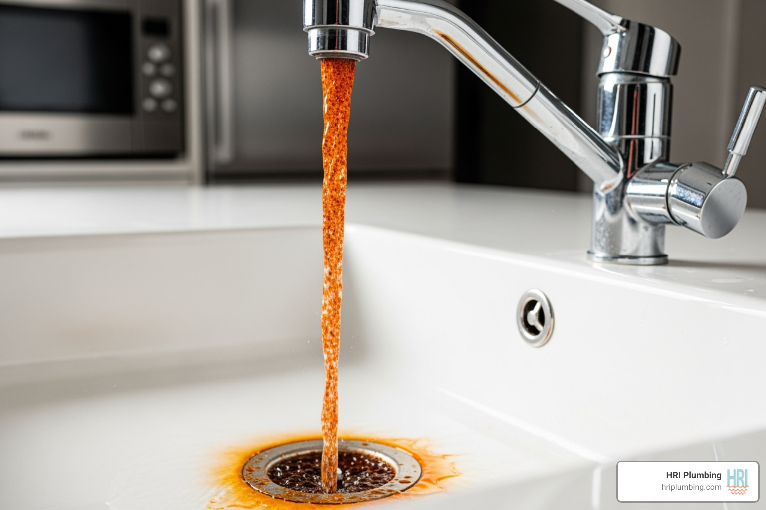 rusty-colored water coming from a faucet - house repiping rushville il rusty-colored water coming from a faucet - house repiping rushville il