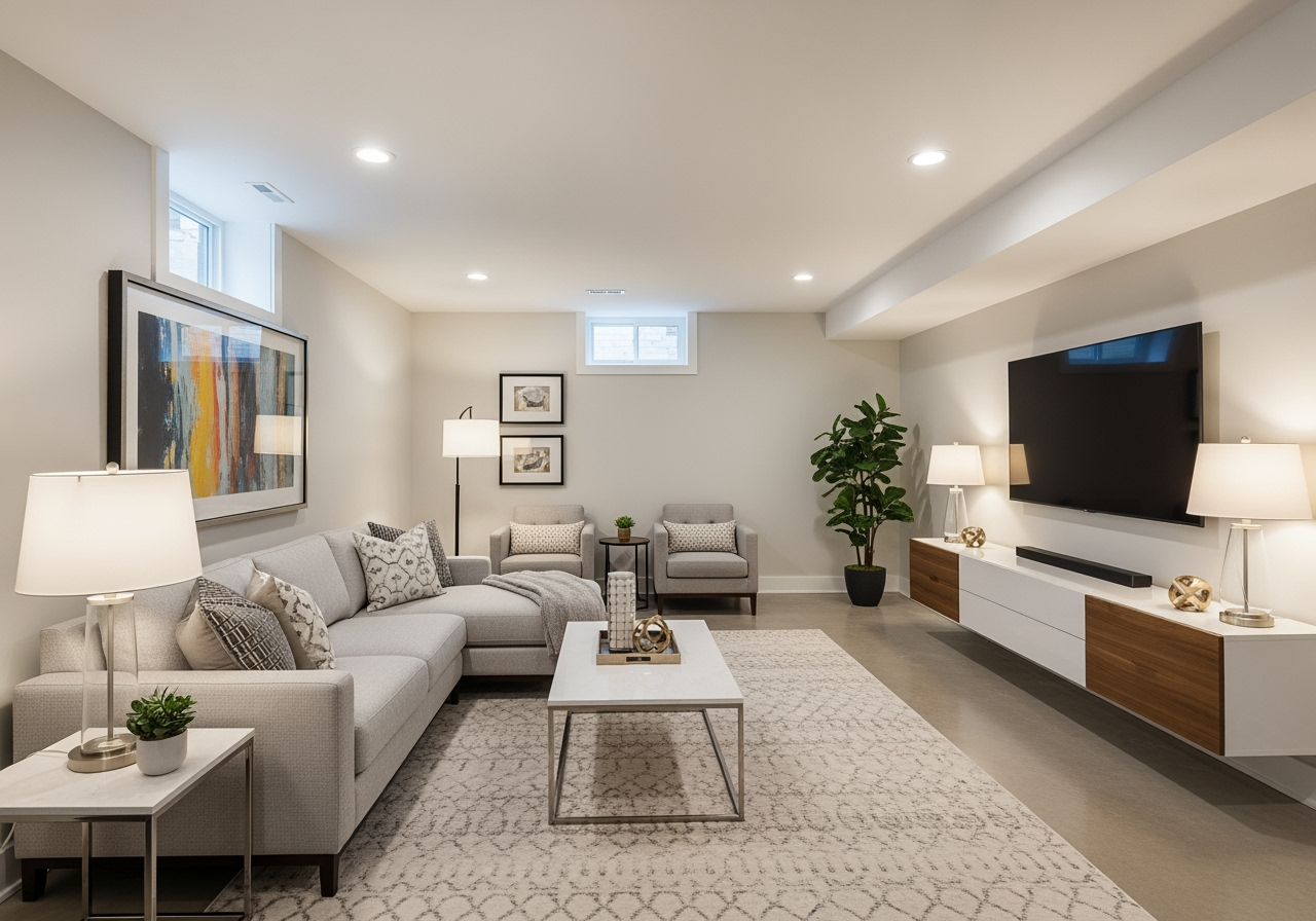 clean, restored basement - flooded basement repair jacksonville il clean, restored basement - flooded basement repair jacksonville il