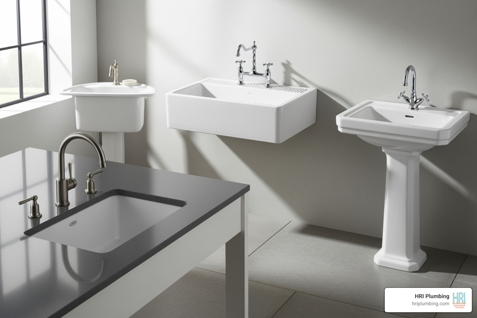 Variety of sink styles like undermount, farmhouse, and pedestal sinks - sink installation springfield il Variety of sink styles like undermount, farmhouse, and pedestal sinks - sink installation springfield il
