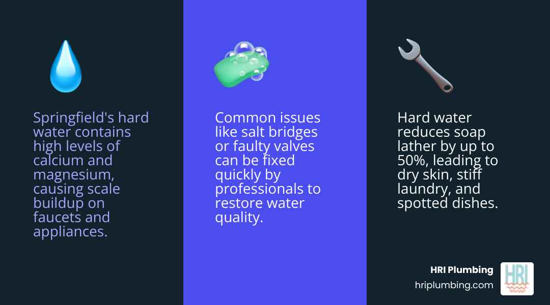 Infographic showing top signs of water softener failure and steps to find reliable repair in Springfield IL - water softener Infographic showing top signs of water softener failure and steps to find reliable repair in Springfield IL - water softener