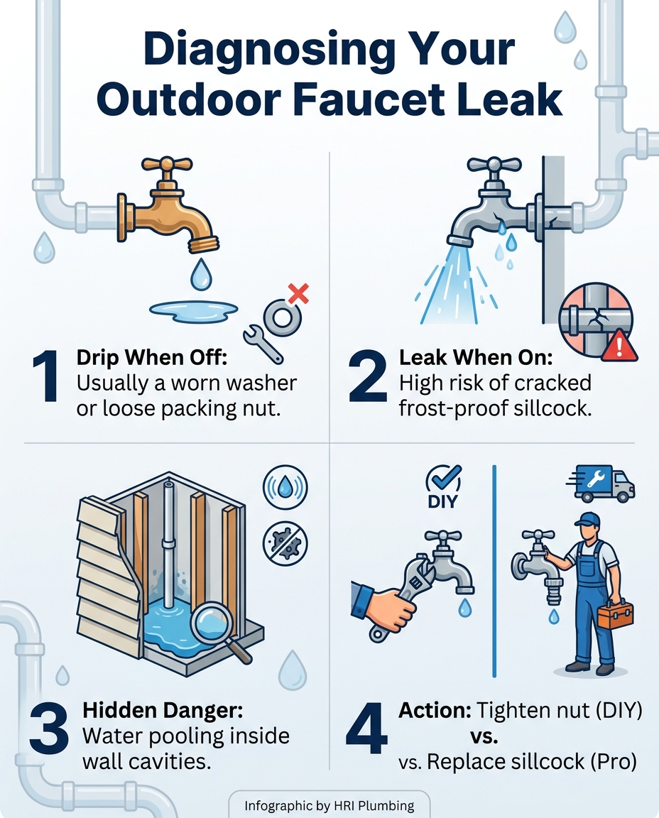 Diagnosing Your Outdoor Faucet Leak