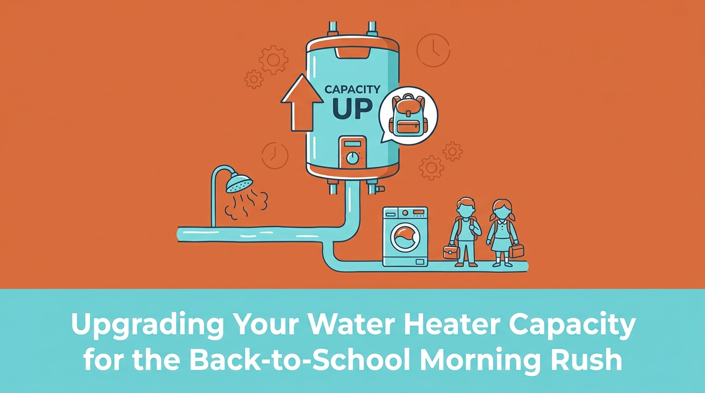 Upgrading Your Water Heater Capacity for the Back-to-School Morning Rush