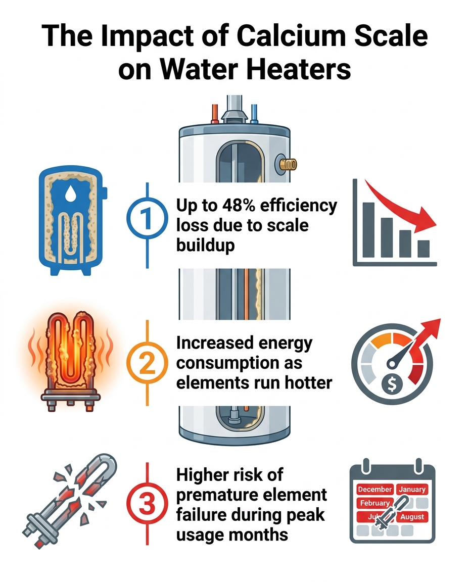The Impact of Calcium Scale on Water Heaters