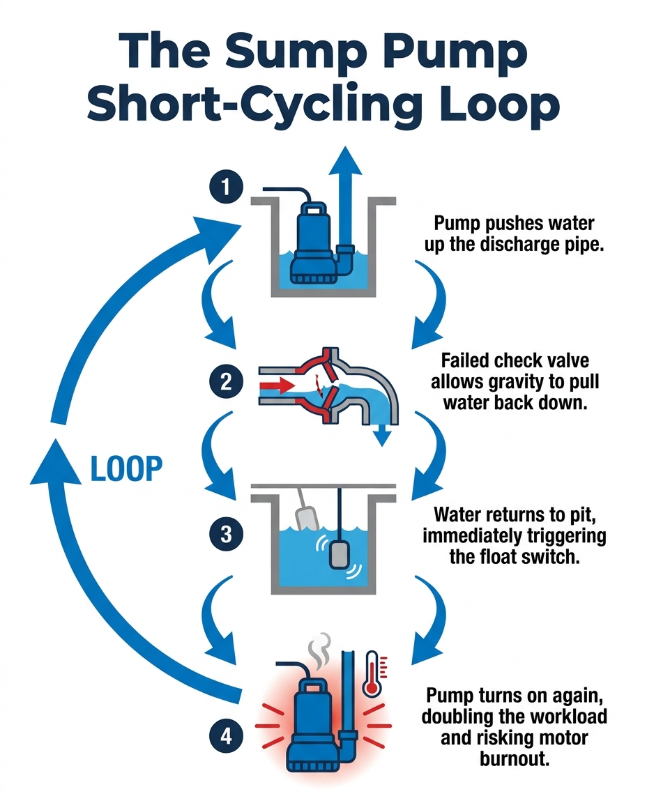 The Sump Pump Short-Cycling Loop
