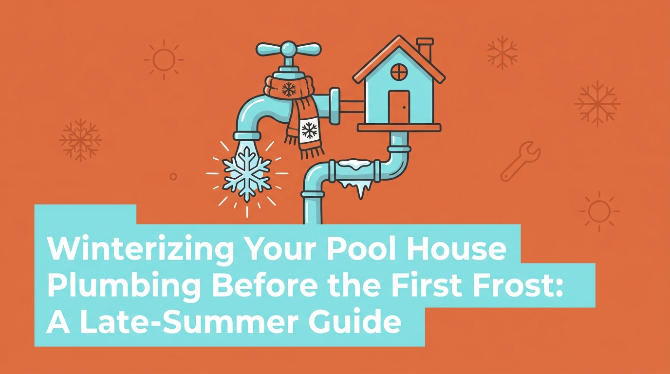 Winterizing Your Pool House Plumbing Before the First Frost