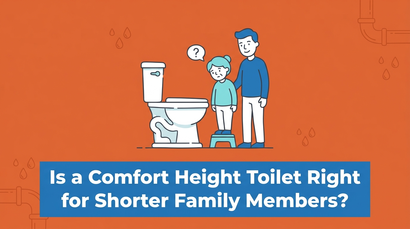 Is a Comfort Height Toilet Right for Shorter Family Members?