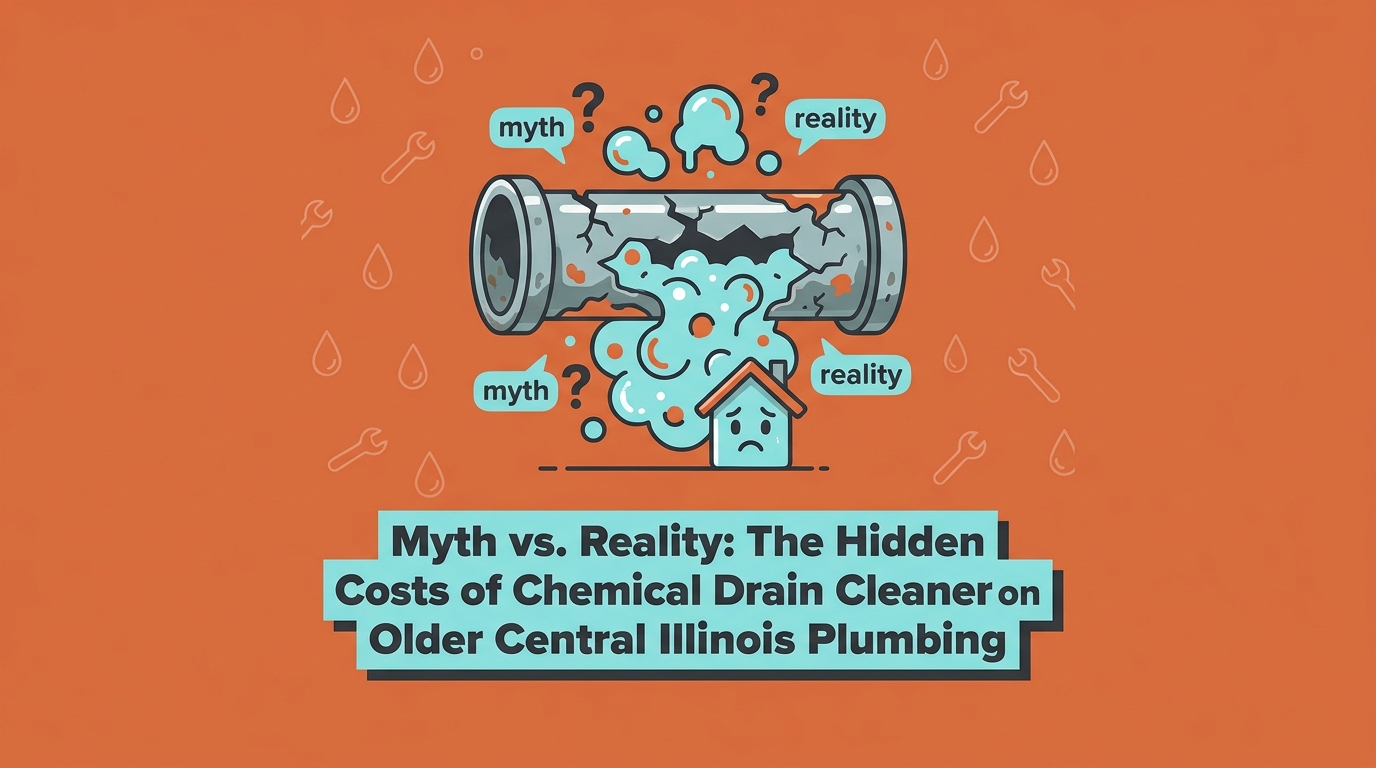 The Hidden Costs of Chemical Drain Cleaners on Older Central Illinois Plumbing