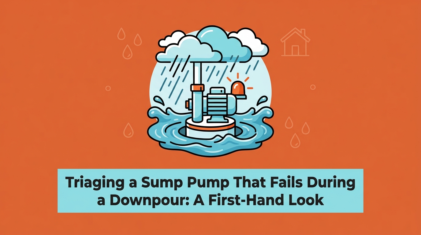 Triaging a Sump Pump That Fails During a Downpour: A First-Hand Look