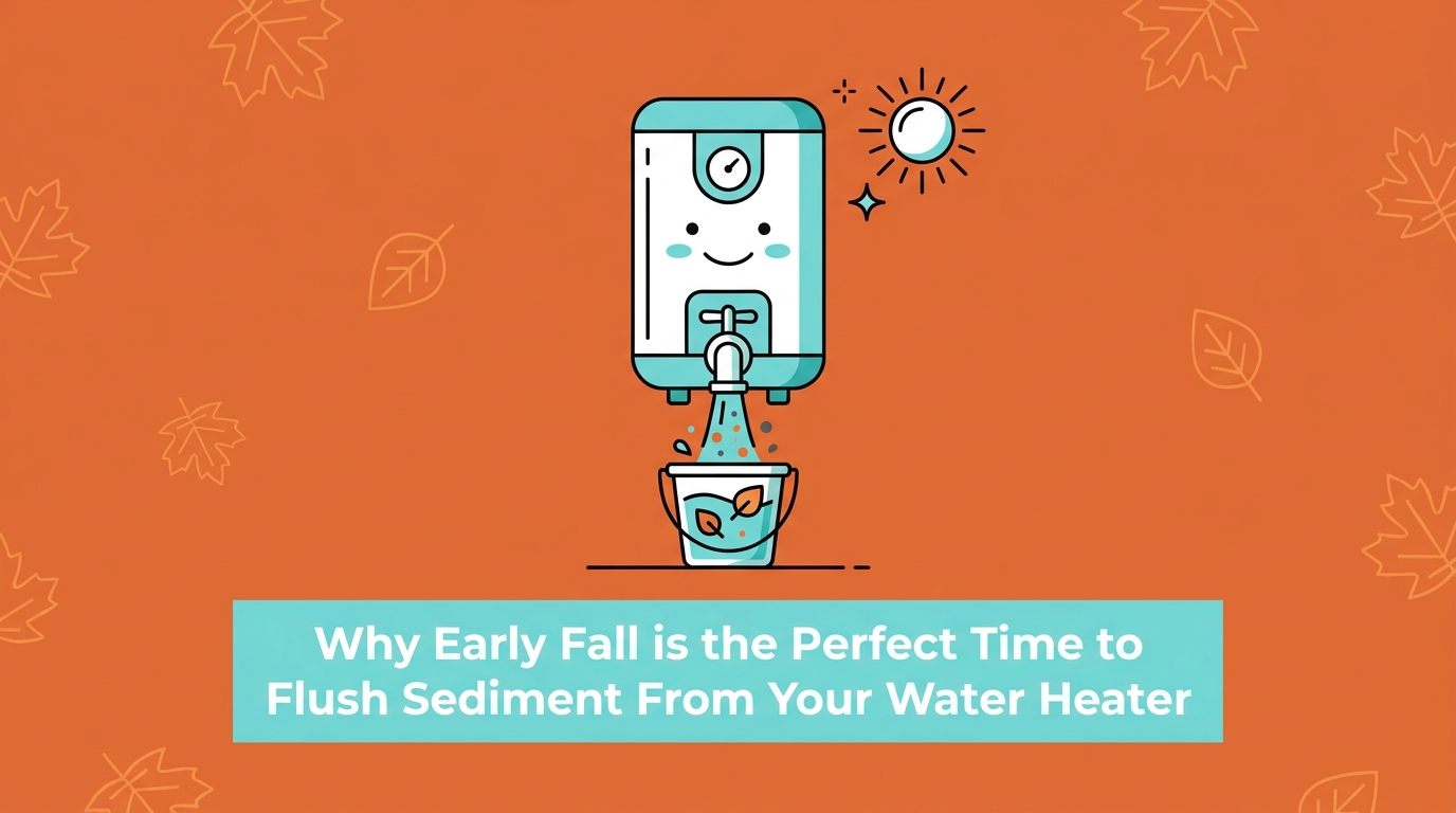 Why Early Fall is the Perfect Time to Flush Sediment From Your Water Heater