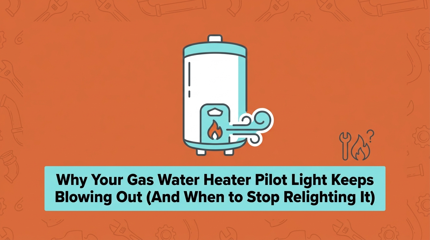 Why Your Gas Water Heater Pilot Light Keeps Blowing Out