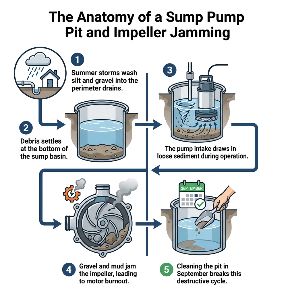 The Anatomy of a Sump Pump Pit and Impeller Jamming
