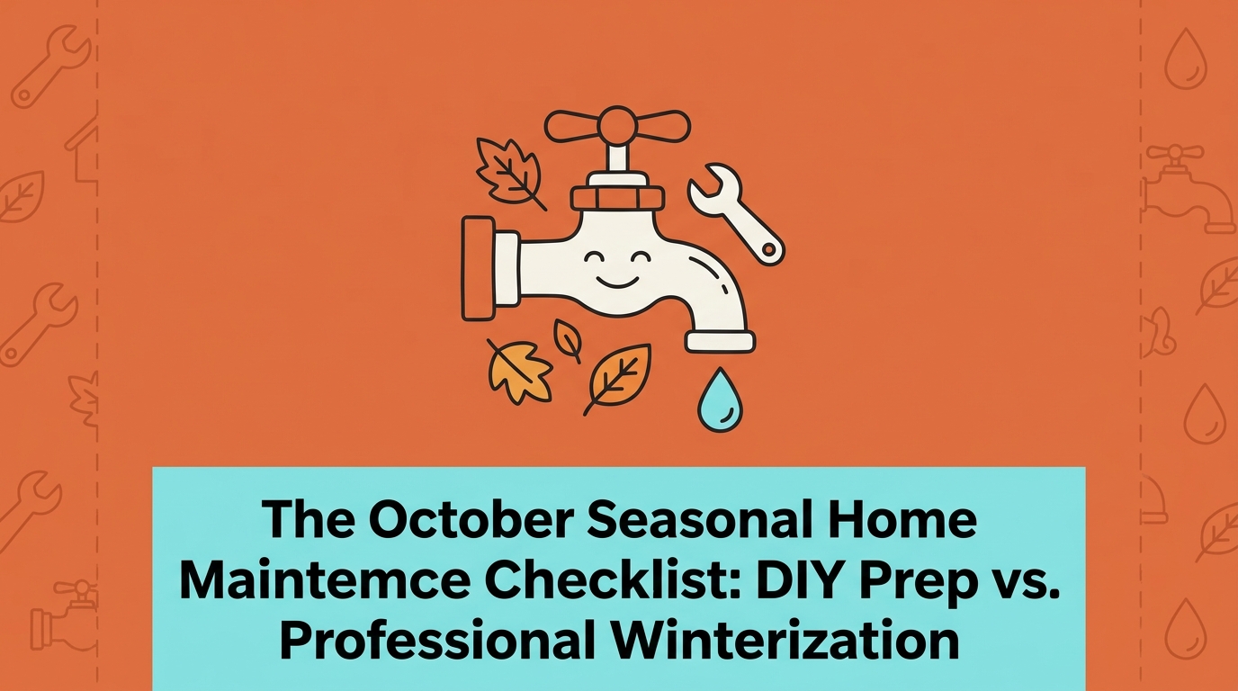 The October Seasonal Home Maintenance Checklist: DIY Prep vs. Professional Winterization