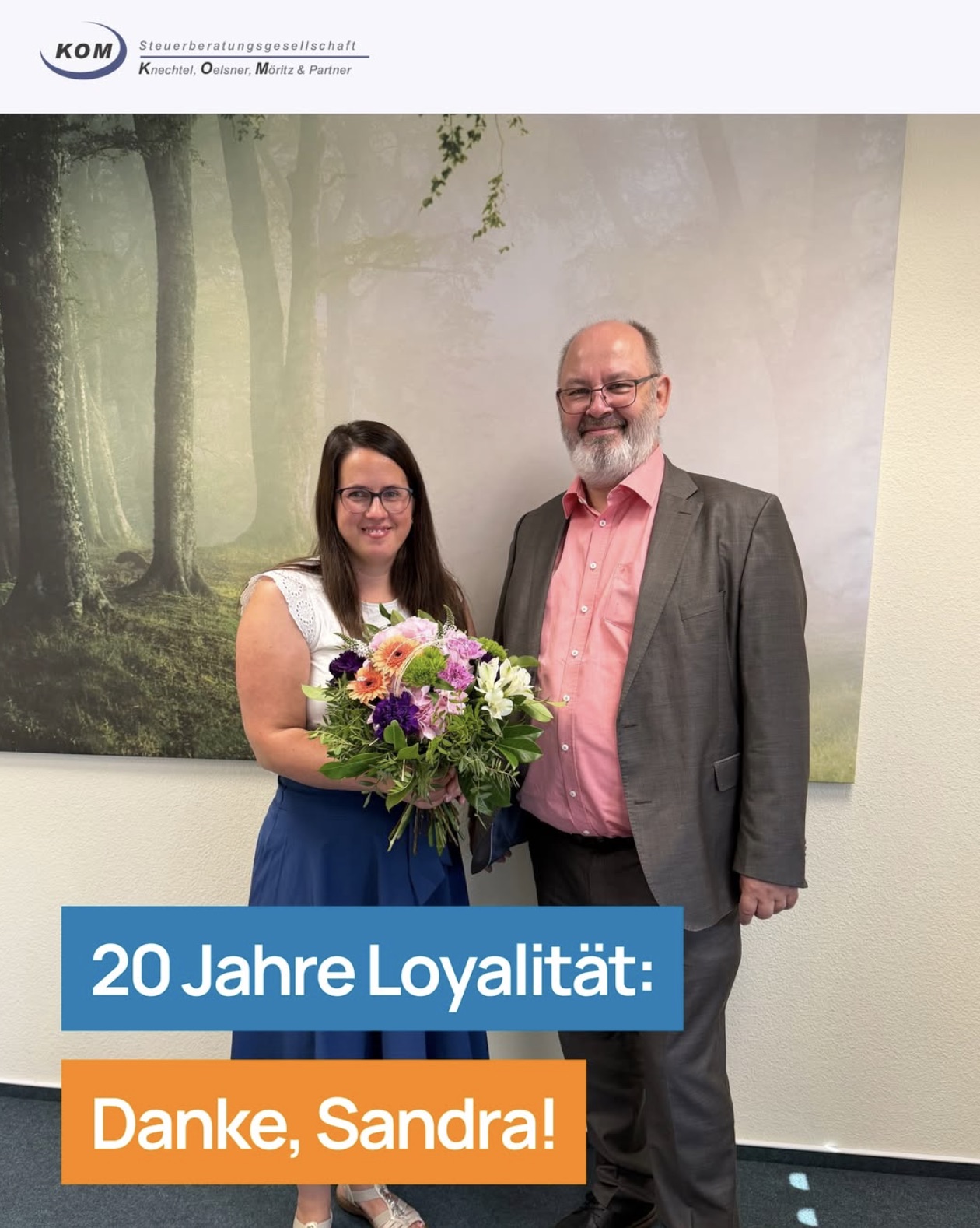 Social Media Beitrag: 20 Jahre Loyalität