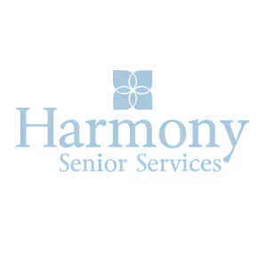 Harmony Senior Services Logo Blue