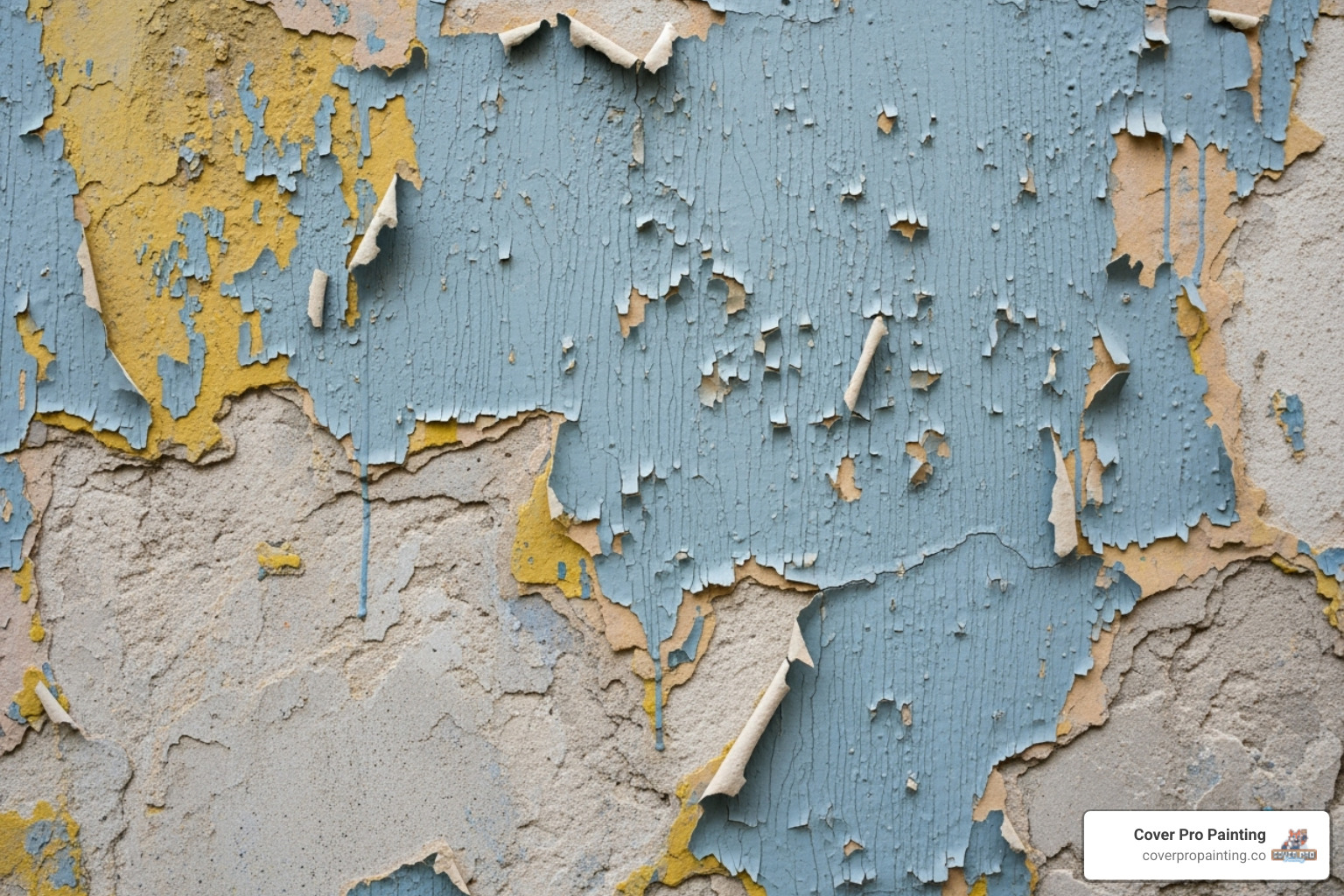 poorly done paint job with peeling paint - house painting bellevue
