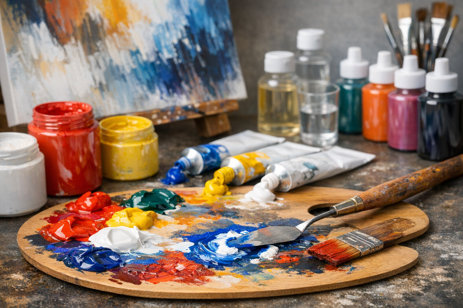 Understanding Acrylic Paint: Basics and Modern Advances