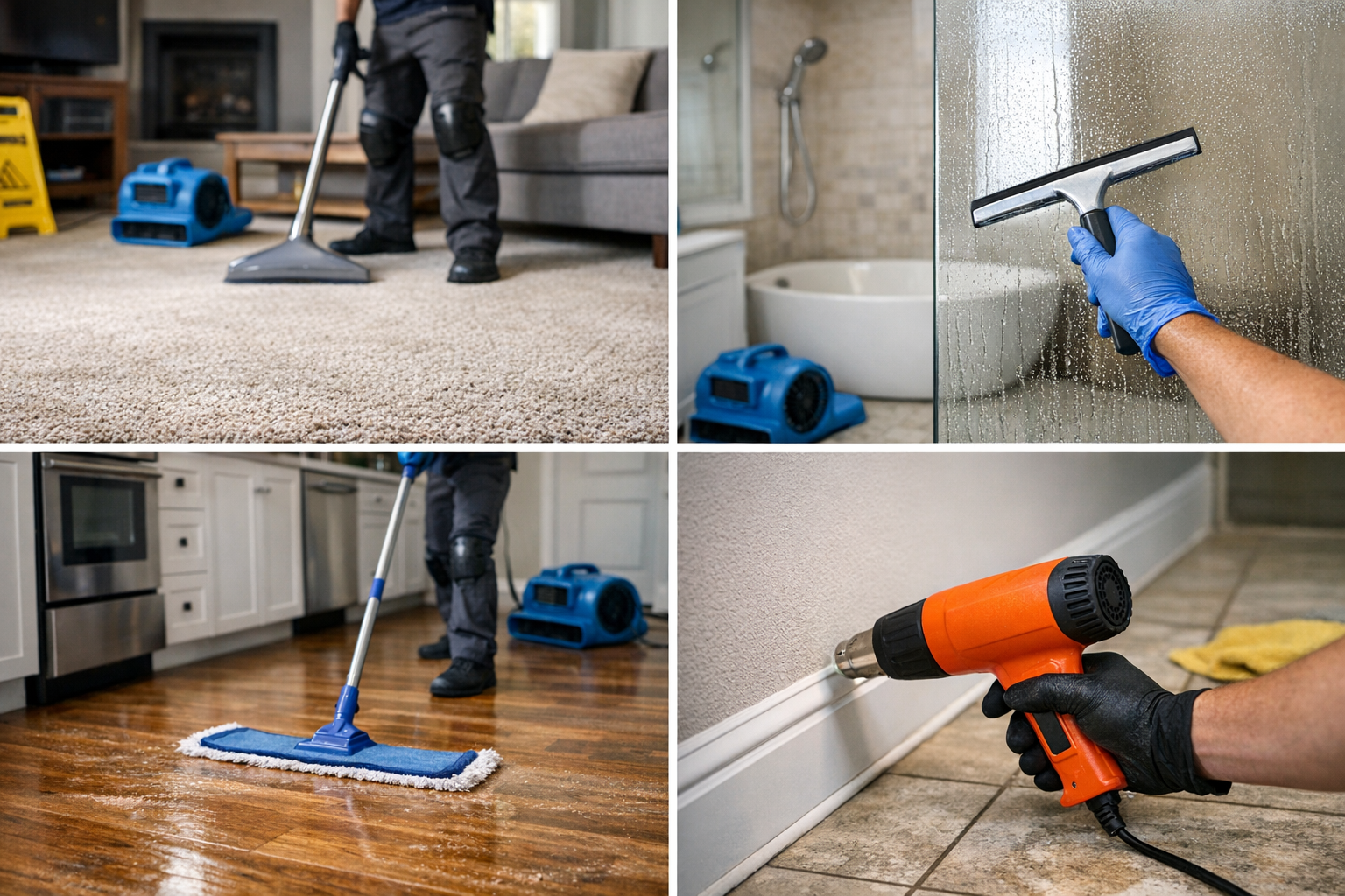 Room-by-Room and Surface-by-Surface: Drying Time Guide