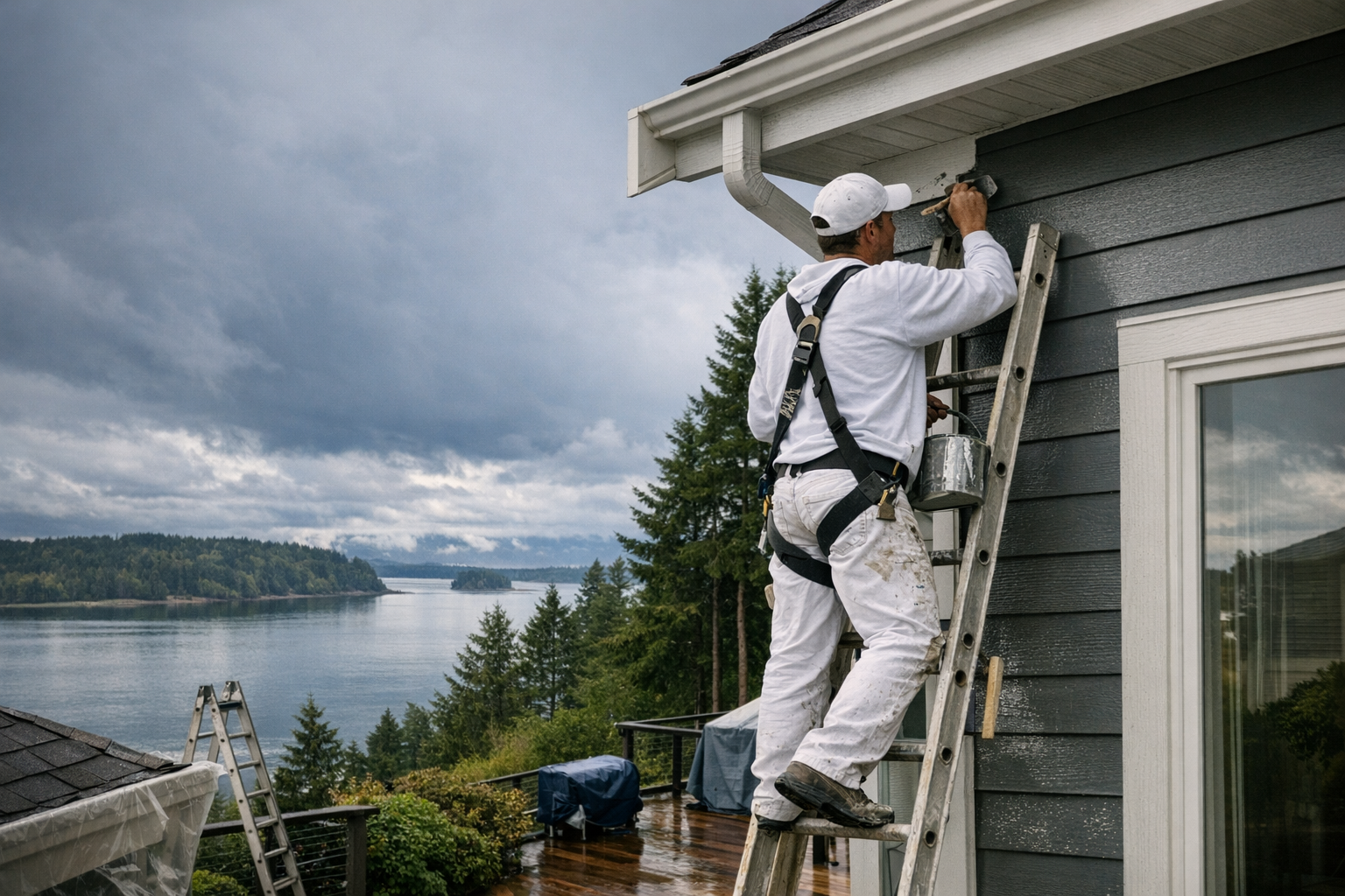 The South Puget Sound Factor: Local Climate and Painting Challenges