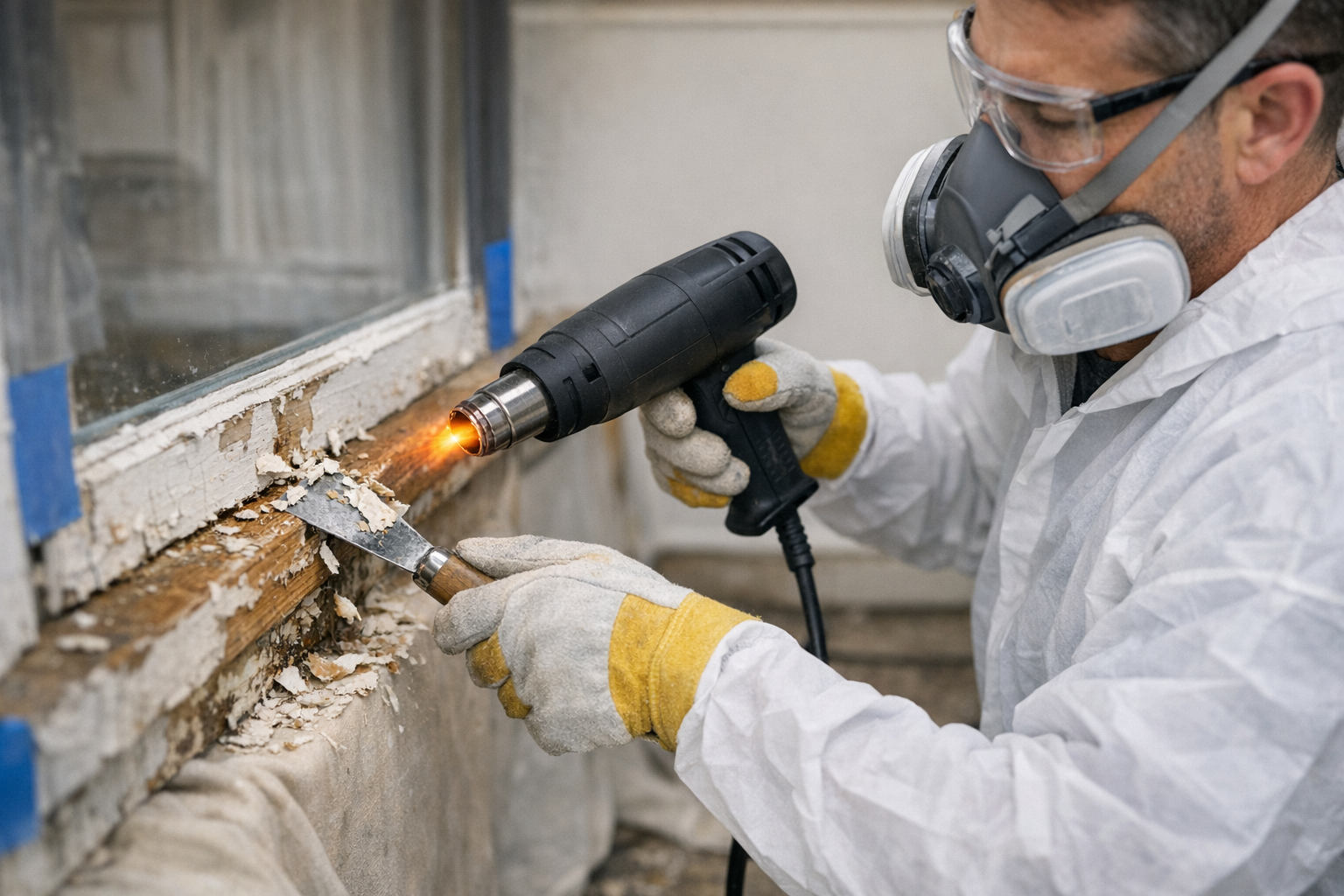 Step-by-Step: Removing Paint with Heat