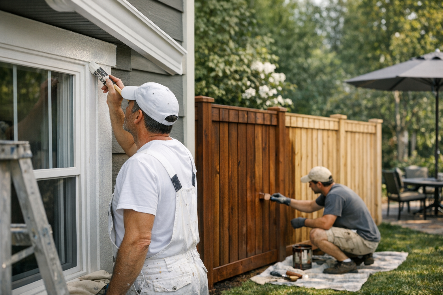 Integrating Fence and Trim Painting into Your Project