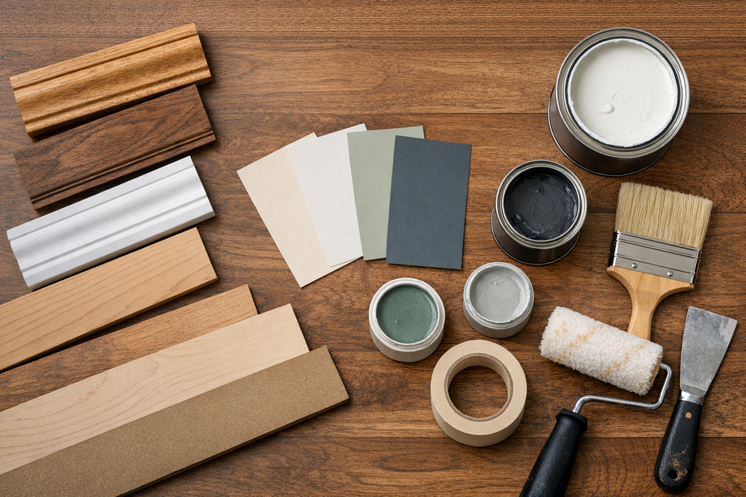 Understanding Wood Trim and Paint Types
