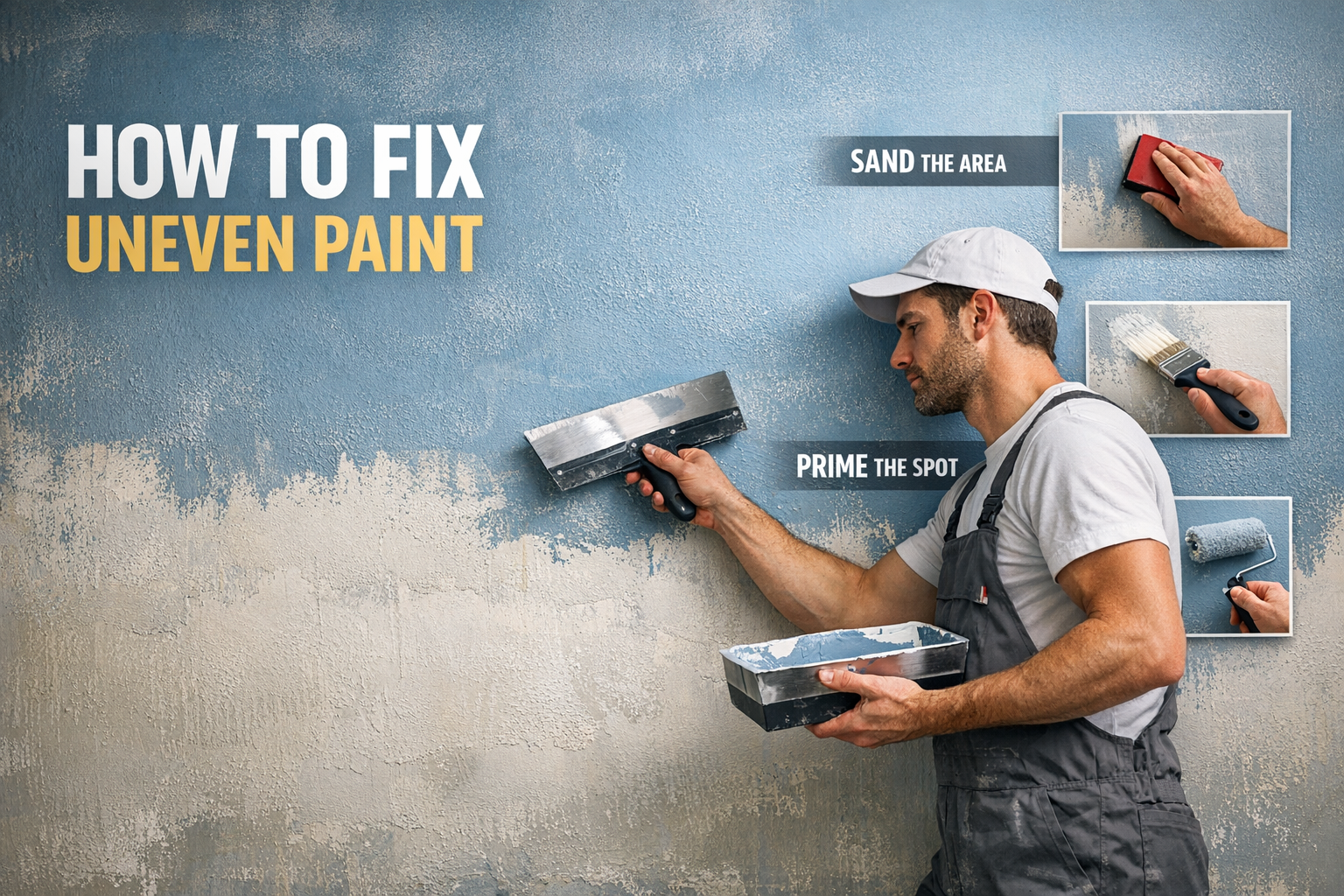 how to fix uneven paint
