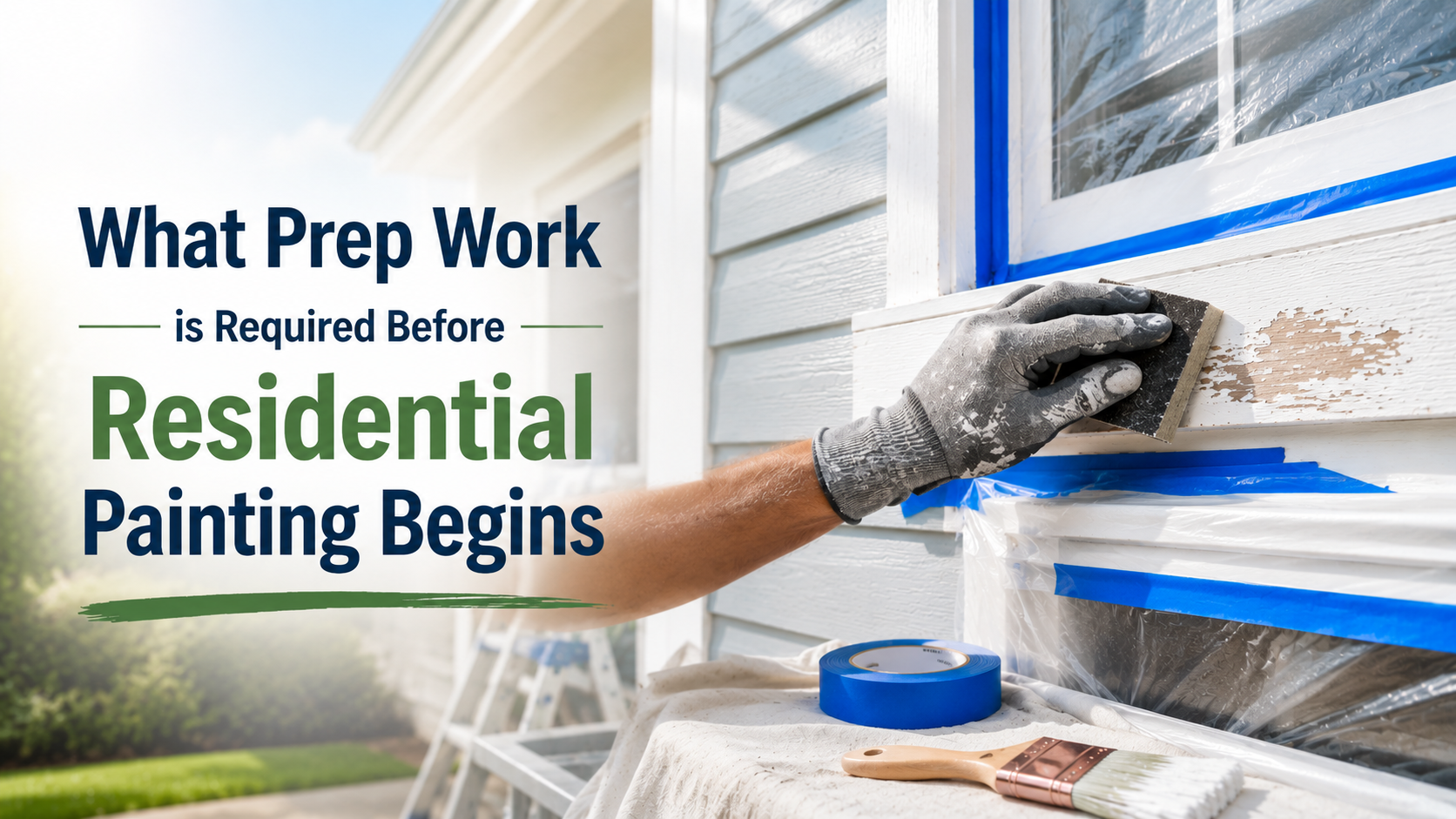 What Prep Work Is Required Before Residential Painting Begins?