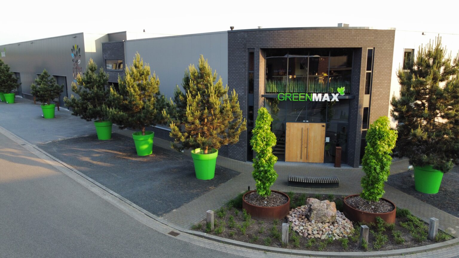 Voorgevel Greenmax kantoor