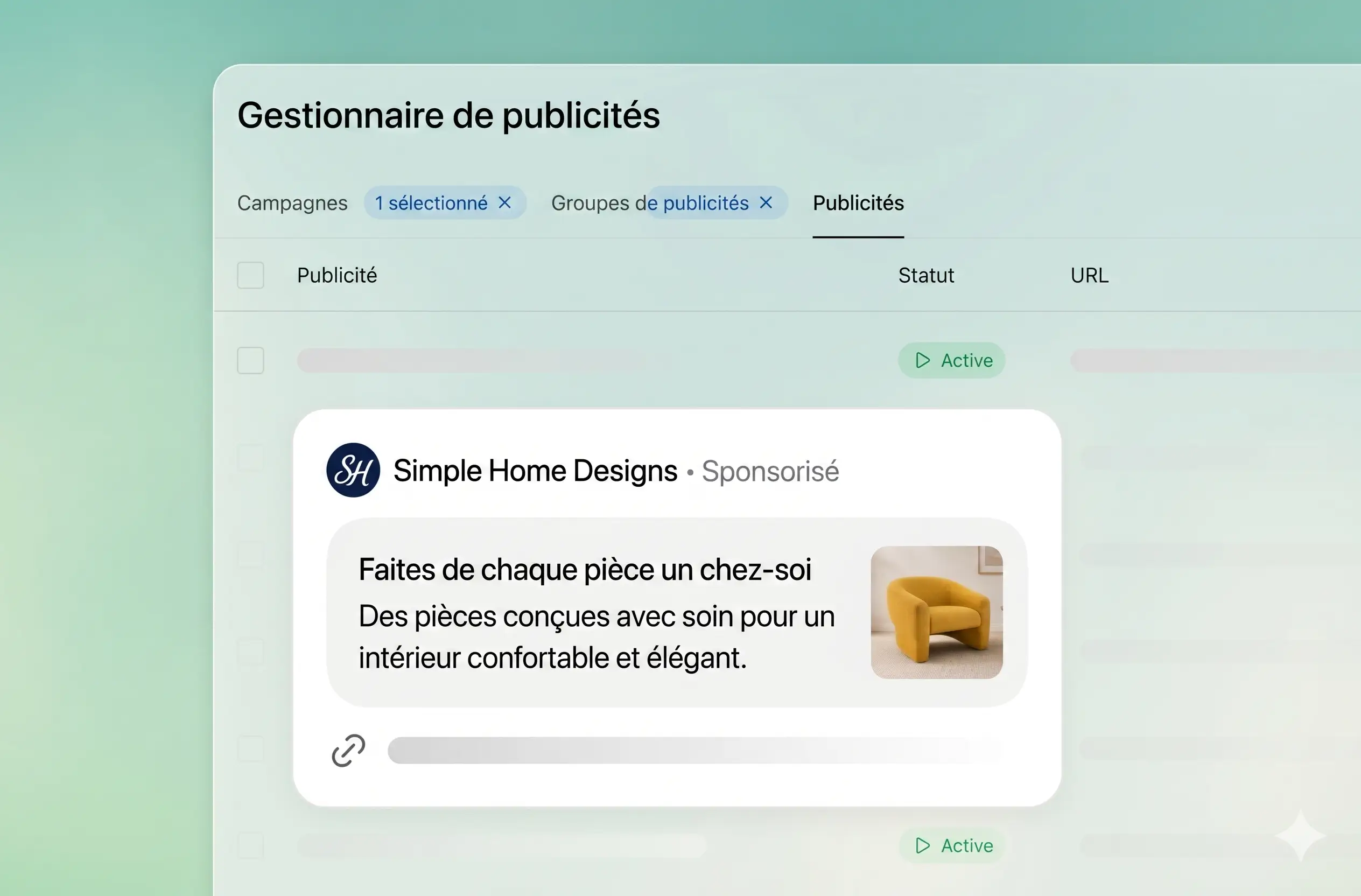 Exemple de création annonce ChatGPT ads 