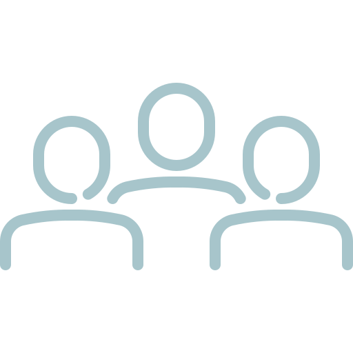 Un groupe de personne montrant les clients.