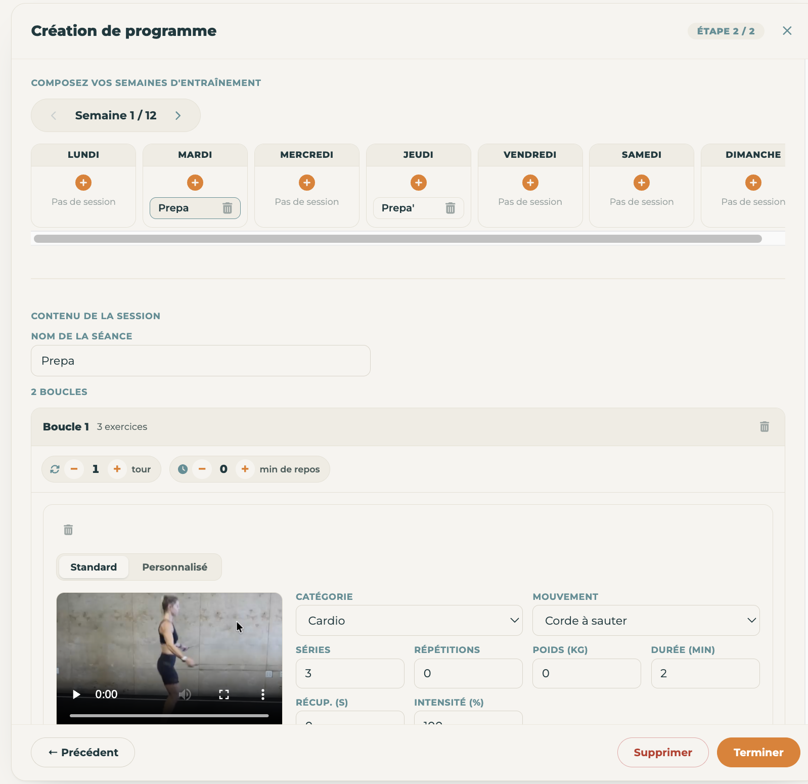 Visuel programmes création