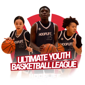 Graphic of kids in the league