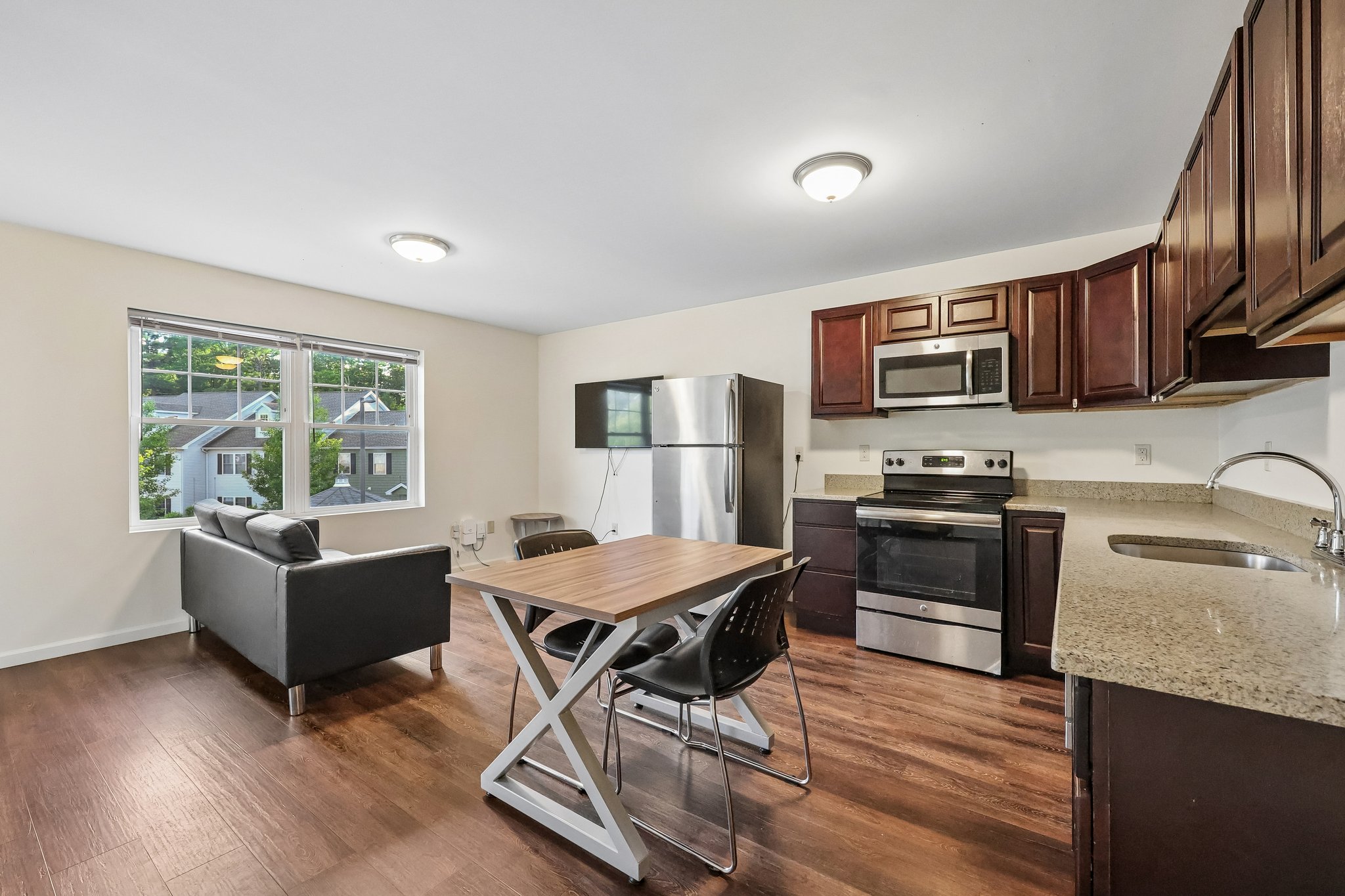 Kitchen and dining room