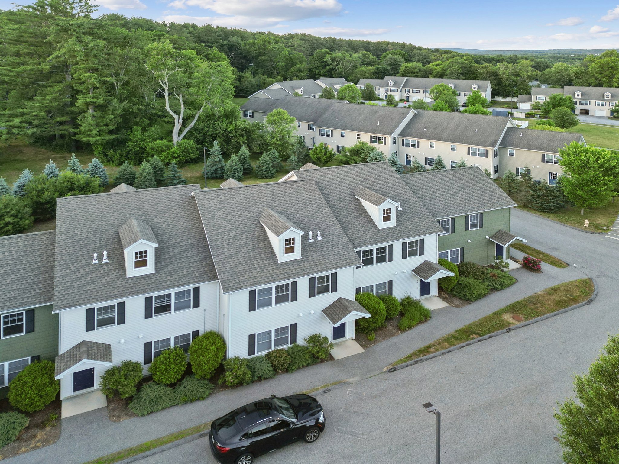 Exterior view of apartments