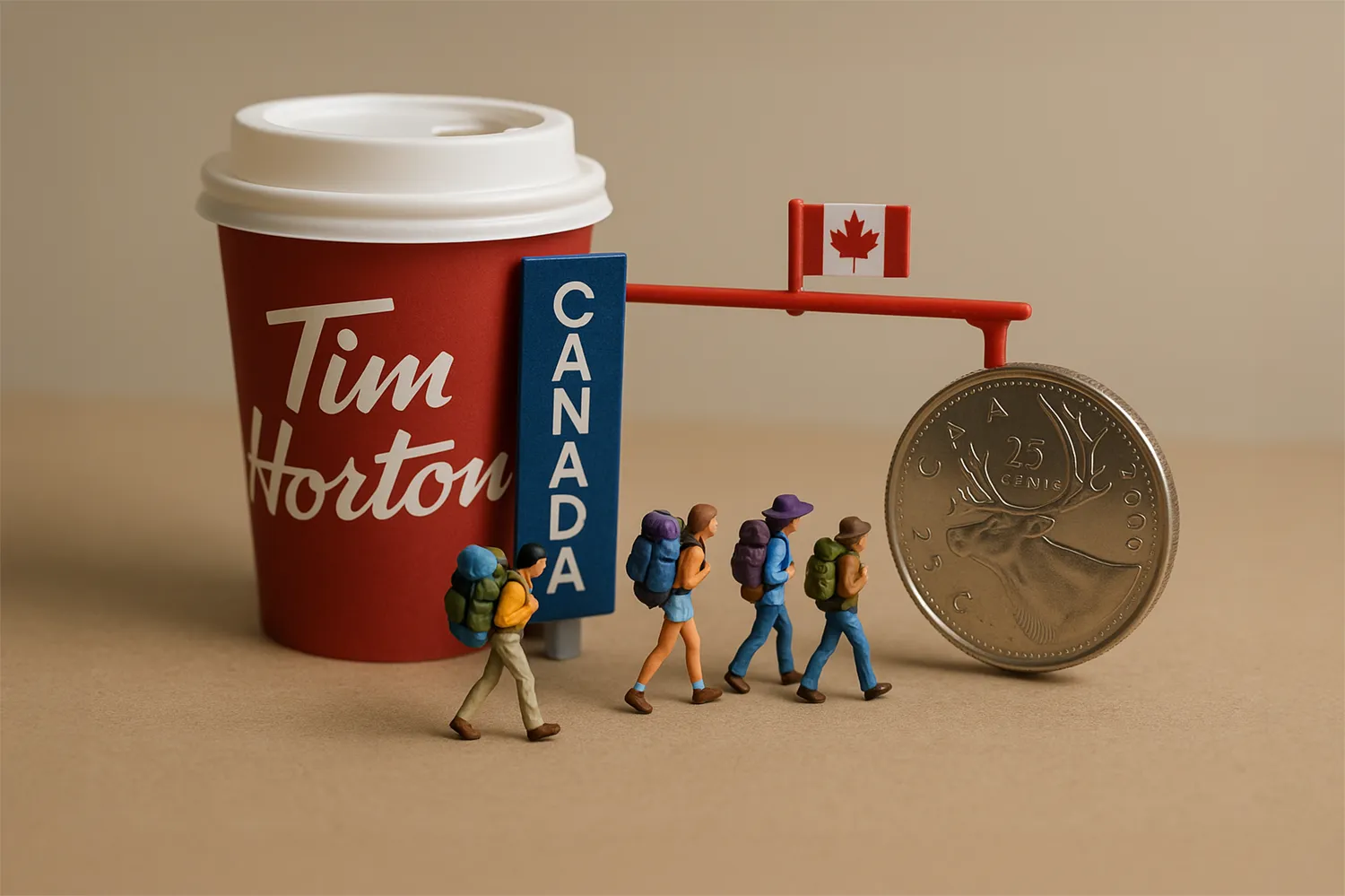 L’arrivée au Canada pour débuter un PVT