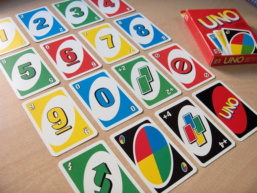 Uno jeu de voyage