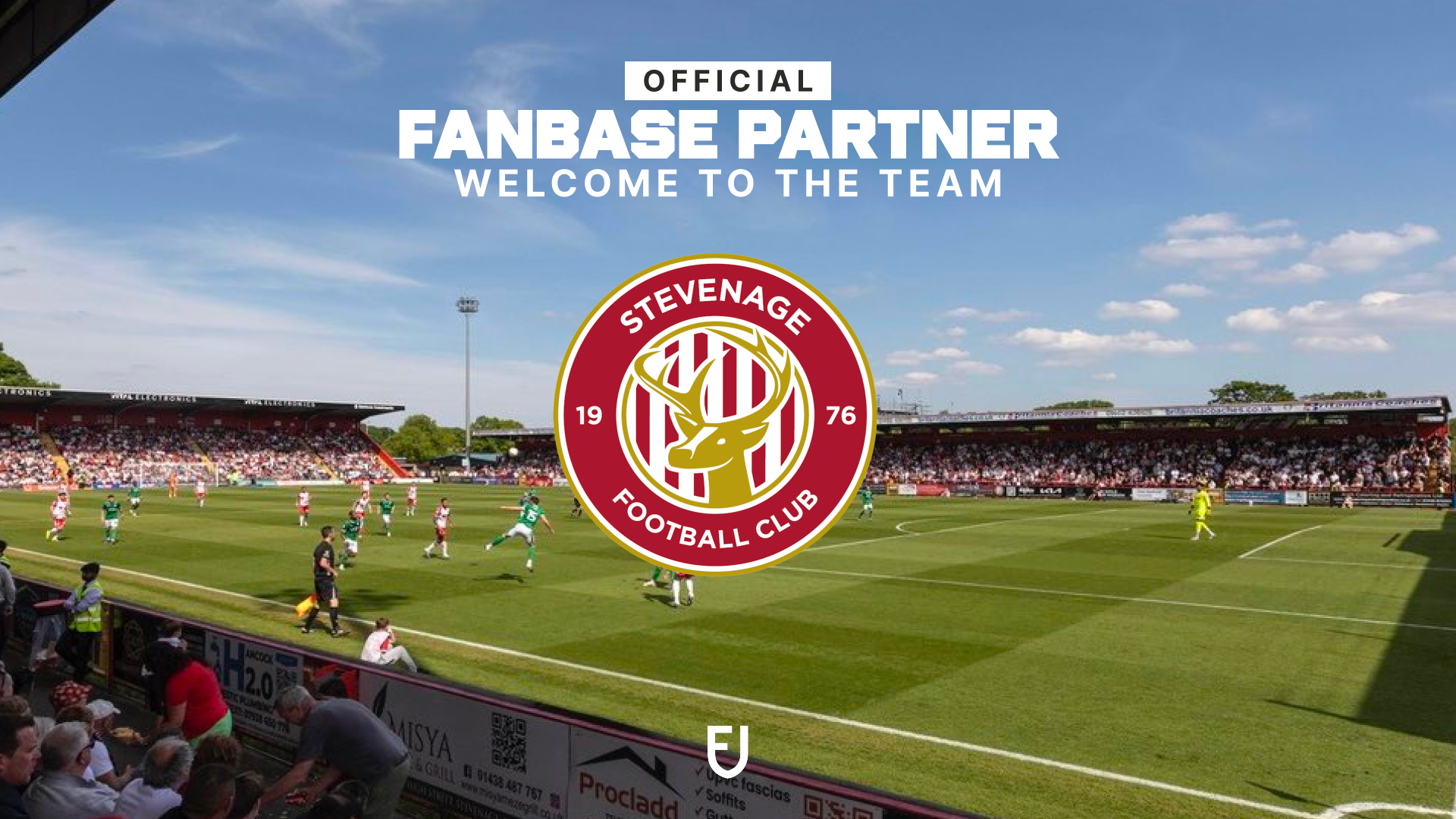 Stevenage FC select Fanbase as Official Ticketing & Fan Experience Partner