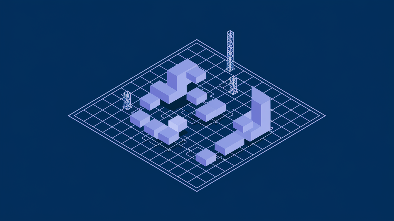 A step-by-step process diagram showing six stages of building a content strategy from audience definition through to performance tracking